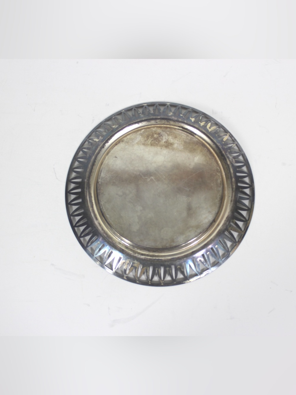 Silverplated Wine Coaster or Pillar Candleholder - Picture 5 of 8